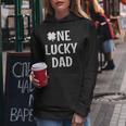 Dad Pregnancy Announcement St Patricks Day Women Hoodie Funny Gifts