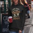 Drink Coffee & Rescue Dogs Adoption Rescue Mom Dad Women Hoodie Funny Gifts