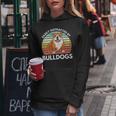 Easily Distracted By Bulldogs Funny Bulldog Dog Mom Women Hoodie Funny Gifts