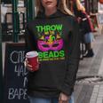 Fat Tuesdays Throw Me The Beads Mardi Gras New Orleans Women Hoodie Funny Gifts