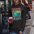 Funny Science Rotation Of Earth Makes My Day Space Teacher Women Hoodie Funny Gifts