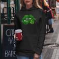 Green Lips Sexy Irish Leopard Shamrock St Patricks Day V3 Women Hoodie Funny Gifts