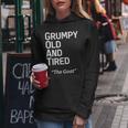Grump Old And Tired Goat Funny Middle Aged Men Women Hoodie Personalized Gifts
