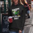 Happy St PatRex Day Cute Dinosaurus St Patricks Day Women Hoodie Funny Gifts
