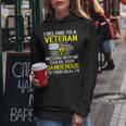 I Belong To A Veteran Funny Veterans Wife Husband Spouse Women Hoodie Funny Gifts