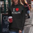 I Love Morgan Red Heart Daughter Wife Girlfriend Aunt Sister Women Hoodie Unique Gifts