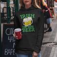 Irish You Were Beer Clover For Funny St Patricks Day 2023 Women Hoodie Funny Gifts
