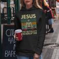 Jesus The Ultimate Deadlifter Funny Christian Workout Jesus Women Hoodie Unique Gifts