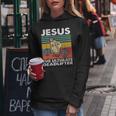 Jesus The Ultimate Deadlifter Funny Jesus Lifting Gym Women Hoodie Unique Gifts