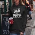 Mens I Have Two Titles Dad And Papa And I Rock Them Both Pops Women Hoodie Funny Gifts