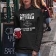 Officially Retired Men Motorcycle Gift Motor Bike Women Hoodie Unique Gifts
