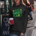 One Lucky Mama Retro Vintage St Patricks Day Clothes Women Hoodie Unique Gifts