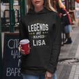Personalisiertes Legends Are Named Lisa Hoodie mit Sternenmotiv Lustige Geschenke