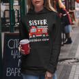 Sister Birthday Crew Fire Truck Party Firefighter Women Hoodie Funny Gifts