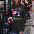 Sister Of The Baby Birthday Shark Sister Shark Mothers Day Women Hoodie Unique Gifts