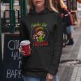 Snitches Get Stitches Elf On A Self Funny Christmas Xmas Holiday V2 Women Hoodie Unique Gifts