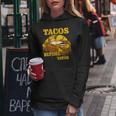 Tacos Before Vatos Valentines Day Tacos Lips Couple Matching Women Hoodie Funny Gifts