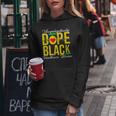 Unapologetically Dope Black Healthcare Worker Heartbeat Women Hoodie Funny Gifts