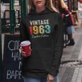Vintage Born In 1963 Birthday Year Party Wedding Anniversary Women Hoodie Funny Gifts