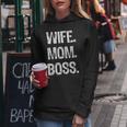 Wife Mom Boss Lady Mothers Day Women Hoodie Unique Gifts