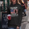 Womens Funny Soldiers Dont Brag Proud Army Mother Mom Military Son Women Hoodie Funny Gifts