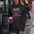 Womens May 1959 60Th Birthday Gift 60 Years Old Women Hoodie Unique Gifts