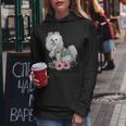 Womens Pomeranian I Love Mom Tattoo Dog Funny Mothers Day Women Hoodie Personalized Gifts