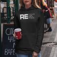 Womens Recycle Reuse Renew Rethink - Re Design Environment Activism Women Hoodie Unique Gifts