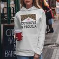 Cowboys And Tequila Western Funny Tequila Drinking Lover Women Hoodie Unique Gifts