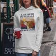 I Like Beer And My Beagle And Maybe 3 People Women Hoodie Funny Gifts