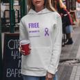 Land Of The Free Because My Daddy Is Brave Militarychild Women Hoodie Unique Gifts