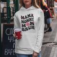 Mama Mommy Mom Bruh Mothers Day Groovy Vintage Funny Mother Women Hoodie Unique Gifts