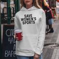 Save Womens Sports Support Womens Athletics Vintage Retro Women Hoodie Unique Gifts