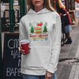 Ugly Christmas Sweater Burger Happy Holidays With Cheese V17 Women Hoodie Unique Gifts