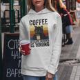 Womens Coffee Because Murder Is Wrong Angry Cat Coffee Funny Quote Women Hoodie Funny Gifts