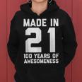 100 Geburtstag Geschenk Für Ihre Frauen 100 Jahre Alte Oma Frauen Hoodie