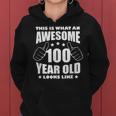 100 Geburtstag Tolles Geschenk Für Ihre 100 Jahre Alte Oma Frauen Hoodie
