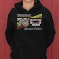 1978 Vintage Geburtstags Hoodie Retro Limited Edition, Unisex