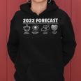 2022 Forecast New Dad Mom Baby Announcement Pregnancy Gift Women Hoodie