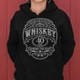 40 Jahre 40 Geburtstag Ich Bin Wie Guter Whisky Whiskey Frauen Hoodie
