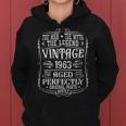 60. Geburtstag Herren Hoodie 1963 Mann Mythos Legende Vintage