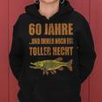 60 Jahre Geburtstag Angler Hoodie, Toller Hecht Vintage Design