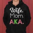 Aka Mom Alpha Sorority Gift For Proud Mother Wife Women Hoodie