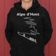 Alpe Dhuez Serpentinen France Radsport Frauen Hoodie