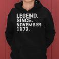 Alte Legende Seit November 1972 Geburtstag 51 Jahre Alt Frauen Hoodie