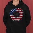 American Flag Sunflower 4Th Of July Independence Usa Day Women Hoodie