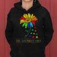 Autism Awareness Sunflower Choose Kindness Sunflower Autism Women Hoodie