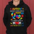 Autism Mom Doesnt Come With A Manual Women Autism Awarenes Women Hoodie
