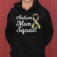 Autism Mom Squad Autism AwarenessPuzzle Ribbon Women Hoodie