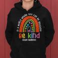 Autism Son Child Daughter Mom Be Kind Rainbow Women Hoodie